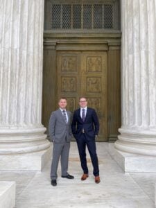 Attorneys Justin M. Bahrie and Nicholas A. Kipa at US Supreme Court
